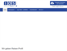 Tablet Screenshot of ios-reisen.de